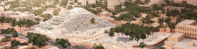 Burkina Faso National Assembly by Francis Kere, Burkina Faso parliament building, Burkina Faso national assembly, Ouagadougou national assembly, solar shading Burkina Faso, Ouagadougou architecture, Francis Kéré architecture