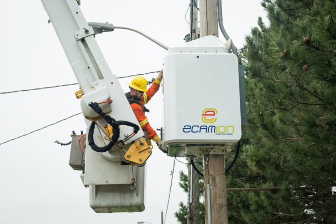Toronto Hydro, Ryerson University, eCAMION, Toronto, Canada, energy storage, energy storage system, pole-mounted, pole-mounted energy storage system, grid-scale energy storage system, grid-scale pole-mounted energy storage system, grid, smart grid, smart grids, smart grid technology, electricity, energy, infrastructure
