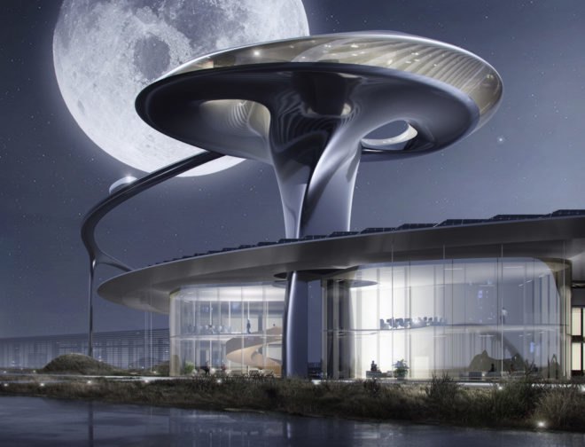 Faraday Future headquarters by MAD Architects, Faraday Future campus, Faraday Future relocating, Faraday Future FF91, Faraday Future electric cars, Faraday Future headquarters, Faraday Future Mare Island, Mare Island zero emissions