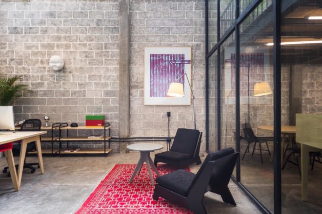 Guateque by Estudio Atemporal, Guateque Mexico City, Guateque co-working space, contemporary co-working spaces, co working spaces adaptive reuse, Mexico City co-working spaces, co-working spaces in old factories, industrial factory adaptive reuse