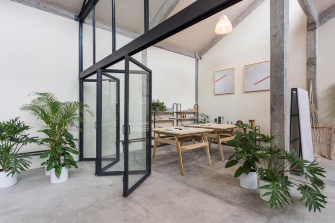 Guateque by Estudio Atemporal, Guateque Mexico City, Guateque co-working space, contemporary co-working spaces, co working spaces adaptive reuse, Mexico City co-working spaces, co-working spaces in old factories, industrial factory adaptive reuse