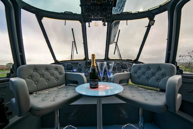 Helicopter Glamping, helicopter hotel, unique hotel rooms, helicopter glamping hotels, scotland glamping, glamping in scotland, unique glamping sites, helicopter homes, tiny hotels, unique hotels scotland, scotland farm hotel, renovated helicopters, mains farm helicopter hotel,
