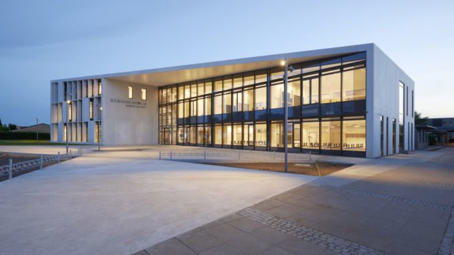 Herningsholm Vocational School by C.F. Møller Architects, C.F. Møller Architects school design, Herningsholm Vocational School, alternative school design, schools optimized for learning in architecture