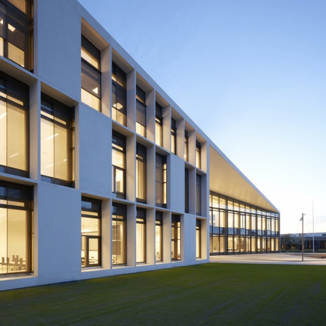 Herningsholm Vocational School by C.F. Møller Architects, C.F. Møller Architects school design, Herningsholm Vocational School, alternative school design, schools optimized for learning in architecture