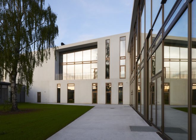 Herningsholm Vocational School by C.F. Møller Architects, C.F. Møller Architects school design, Herningsholm Vocational School, alternative school design, schools optimized for learning in architecture
