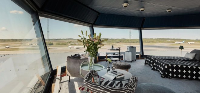 apartment, tower, Arlanda Airport, Stockholm, green renovation, Swedavia, HomeAway, Sweden, rental, Cilla Ramnek