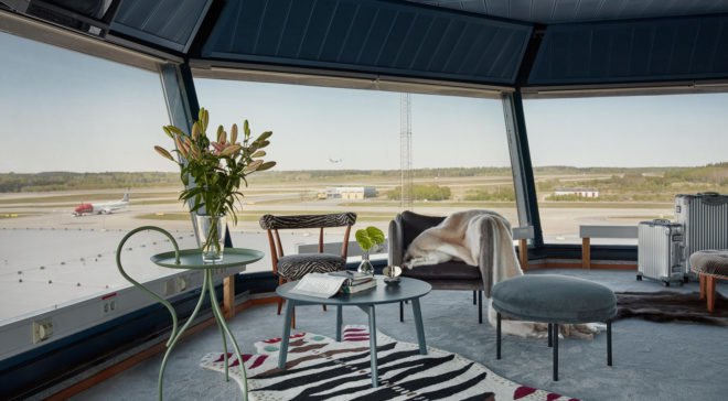 apartment, tower, Arlanda Airport, Stockholm, green renovation, Swedavia, HomeAway, Sweden, rental, Cilla Ramnek