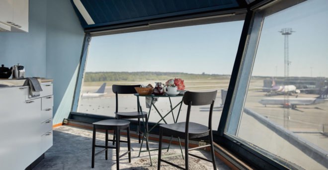 apartment, tower, Arlanda Airport, Stockholm, green renovation, Swedavia, HomeAway, Sweden, rental, Cilla Ramnek