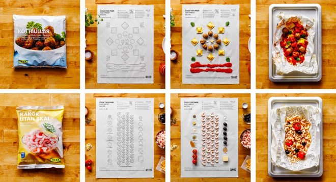 IKEA, Leo Burnett, Leo Burnett Toronto, IKEA Cook This Page, Cook This Page, IKEA Easy Recipe Series, Easy Recipe Series, food, eating, eat, cook, cooking, cookbook, recipe, recipes, design, IKEA food