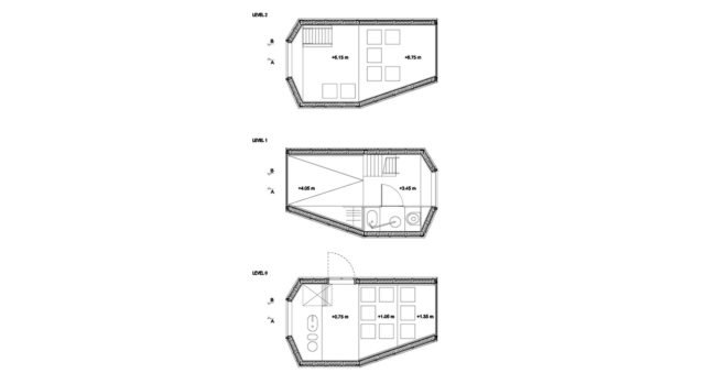 Ofis Arhitekti, modular design, wooden structures, temporary structure, library, Ljubljana, Slovenia, green architecture, temporary architecture, flexible spaces, concrete, cabin, temporary shelter, treehouse