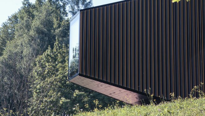 Ofis Arhitekti, modular design, wooden structures, temporary structure, library, Ljubljana, Slovenia, green architecture, temporary architecture, flexible spaces, concrete, cabin, temporary shelter, treehouse