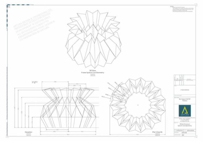 Look! Look! Look! by Studio Morison, Trust New Art at Berrington Hall, Capability Brown Trust New Art, walled garden Look! Look! Look!, Look! Look! Look! pavilion, pineapple architecture, pineapple pavilion, Arts Council England and Studio Morison,