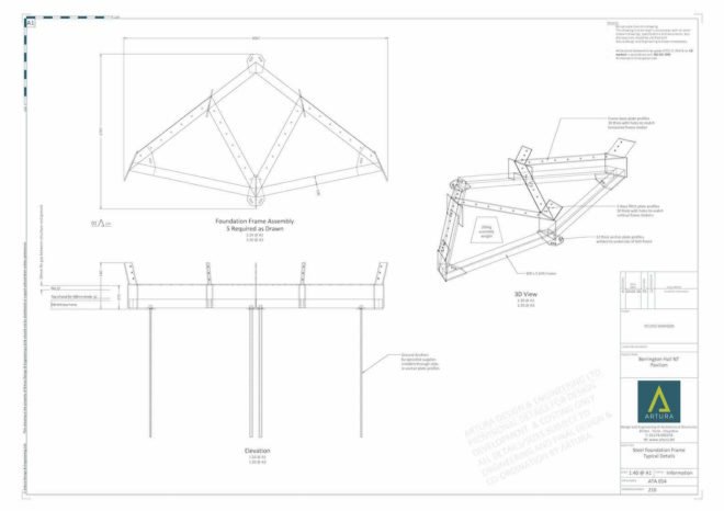 Look! Look! Look! by Studio Morison, Trust New Art at Berrington Hall, Capability Brown Trust New Art, walled garden Look! Look! Look!, Look! Look! Look! pavilion, pineapple architecture, pineapple pavilion, Arts Council England and Studio Morison,