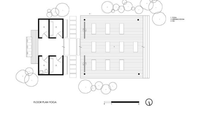 Nalu Hotel, eco-resort, Costa Rica, Studio Saxe, pavilion, recycled teak, yoga resort, yoga, green architecture, recycled building materials, pergola, sustainable hotel