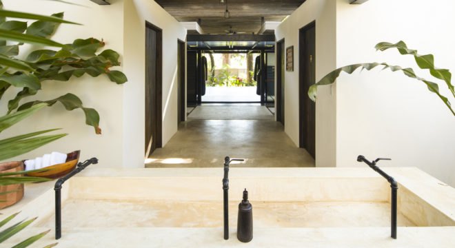 Nalu Hotel, eco-resort, Costa Rica, Studio Saxe, pavilion, recycled teak, yoga resort, yoga, green architecture, recycled building materials, pergola, sustainable hotel