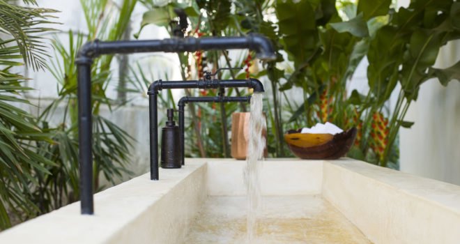 Nalu Hotel, eco-resort, Costa Rica, Studio Saxe, pavilion, recycled teak, yoga resort, yoga, green architecture, recycled building materials, pergola, sustainable hotel