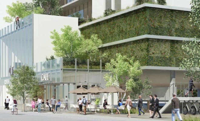 New Beatrice West by Gehry Partners, Gehry Partners office, Gehry Partners in Los Angeles, New Beatrice West, New Beatrice West in Playa Vista, Playa Vista eco-friendly architecture. eco-friendly office architecture
