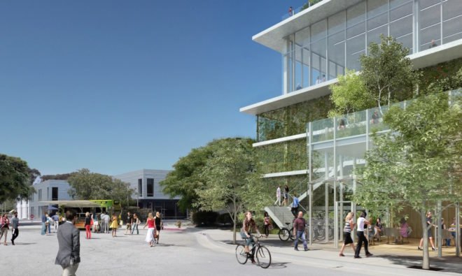 New Beatrice West by Gehry Partners, Gehry Partners office, Gehry Partners in Los Angeles, New Beatrice West, New Beatrice West in Playa Vista, Playa Vista eco-friendly architecture. eco-friendly office architecture
