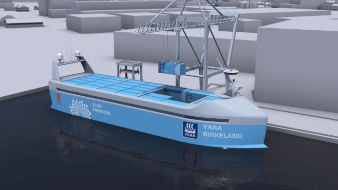 Yara Birkeland, autonomous, electric, cargo ship