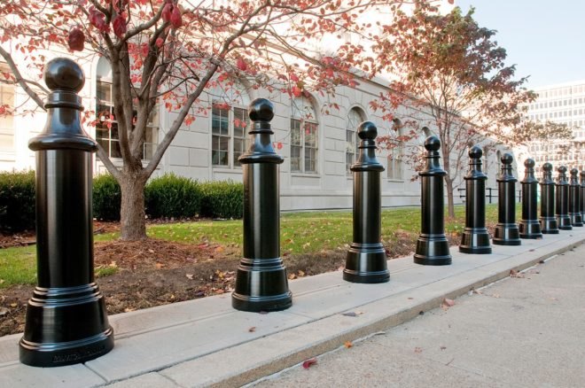 reliance foundry, bollards, protective bollards, accident bollards, terrorism protection, urban design, urban architecture, urban safety, reliance foundry bollards, bollard covers, decorative bollards, bollard styles, bollard design, safety architecture, architecture for health, urban health