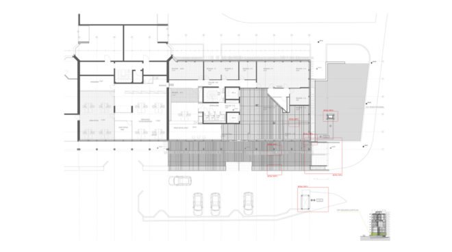 Giovanni Vaccarini Architetti, SPG Headquarters, green renovation, office building, glass facade, Geneva, natural ventilation, green architecture, natural light, thermal insulation, acoustic insulation, Brise-soleil, LED lights