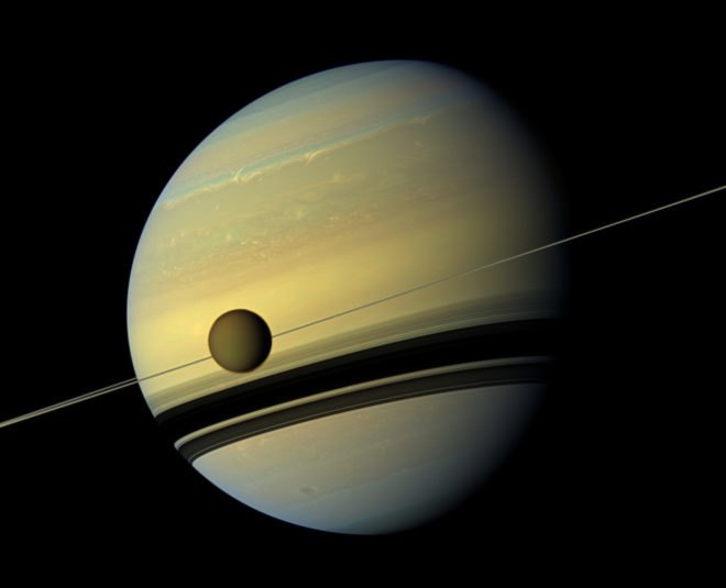 Planetary Science Institute, California Institute of Technology, Caltech, Saturn, Titan, moon, moons, Saturn moon, Saturn's moons, energy, energy resources, energy sources, solar power, wind power, hydropower, tidal power, nuclear power, space colony, space colonies, space settlement, space settlements