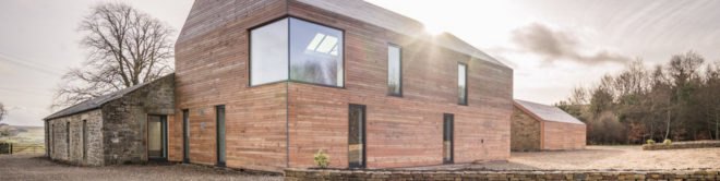 Shawm House by Richard Pender, Shawm House by MawsonKerr Architects, Shawm House Northumberland, shawm house passivhaus, airtight Northumberland architecture, Northumberland self built home, Northumberland sustainable architecture, UK sustainable architecture, custom home to age in place