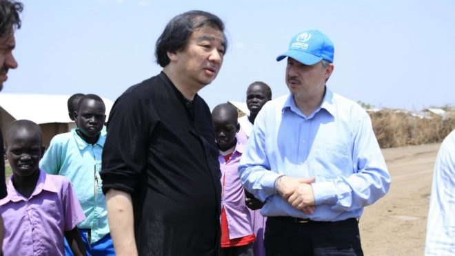 Shigeru Ban, refugees housing Shigeru Ban, Shigeru Ban refugees, kenya refugee housing, Shigeru Ban kenya, humanitarian design, refugee housing, sustainable design, sustainable shelter design, green design, naturally-sourced building materials, kenyan building materials, refugee crisis, UN agency, UN habitat, Kalobeyei Settlement
