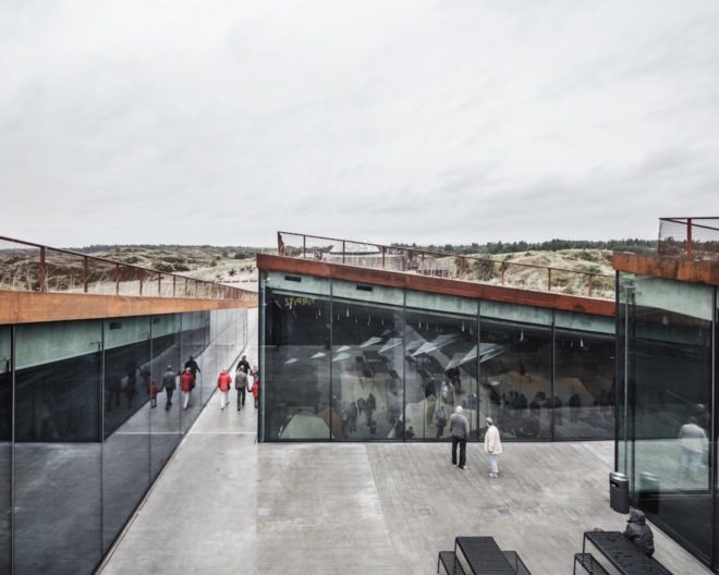 TIRPITZ by BIG, TIRPITZ by Tinker Imagineers, TIRPITZ by Varde Museums, TIRPITZ museum, TIRPITZ architecture, bunker museum, Blåvand museum, bunker adaptive reuse, war museum design, invisible museum