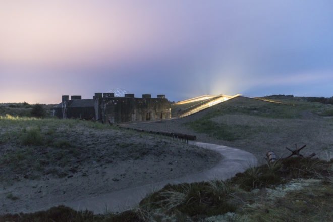 TIRPITZ by BIG, TIRPITZ by Tinker Imagineers, TIRPITZ by Varde Museums, TIRPITZ museum, TIRPITZ architecture, bunker museum, Blåvand museum, bunker adaptive reuse, war museum design, invisible museum