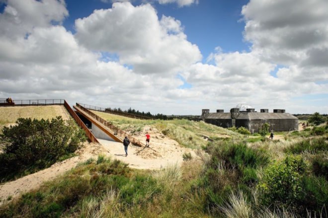 TIRPITZ by BIG, TIRPITZ by Tinker Imagineers, TIRPITZ by Varde Museums, TIRPITZ museum, TIRPITZ architecture, bunker museum, Blåvand museum, bunker adaptive reuse, war museum design, invisible museum