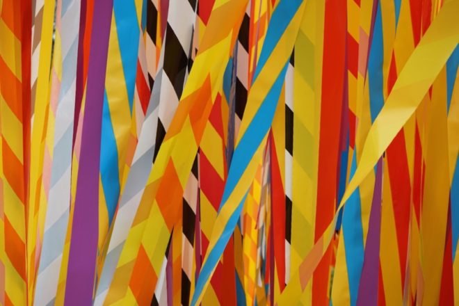 Vertical Line Garden, Vertical Line Garden by BACKOFFICE, Vertical Line Garden 2017, Vertical Line Garden Quebec, Vertical Line Garden International Garden Festival, International Garden Festival art, International Garden Festival 2017 Quebec, kinetic art installation, Les Jardins de Métis pavilion