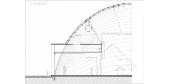 Walloon Branch of Reproduction Forestry Material, SAMYN and PARTNERS, dome, Belgium, reinforced concrete, glass, green architecture, geodesic dome