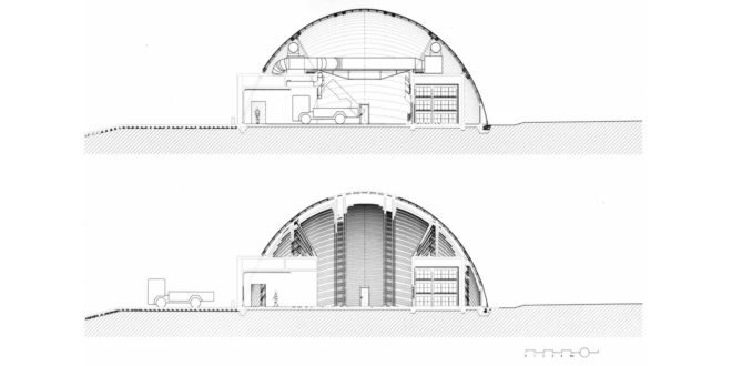 Walloon Branch of Reproduction Forestry Material, SAMYN and PARTNERS, dome, Belgium, reinforced concrete, glass, green architecture, geodesic dome