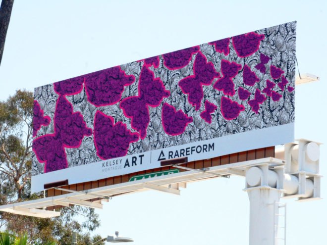 Kelsey Montague, recycled billboards, upcycled billboards, recycled fashion, upcycled fashion, recycled bags, upcycled bags, Rareform, #ArtLives, Denver, Colorado, street art