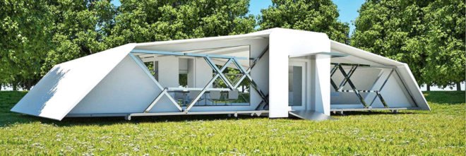 Ten Fold Engineering, Ten Fold, self-deploying structures, self-deploying buildings, building unfolds in 10 minutes, building folds up in 10 minutes, ready to use mobile buildings, off grid self-deploying building, off grid self-deploying structure