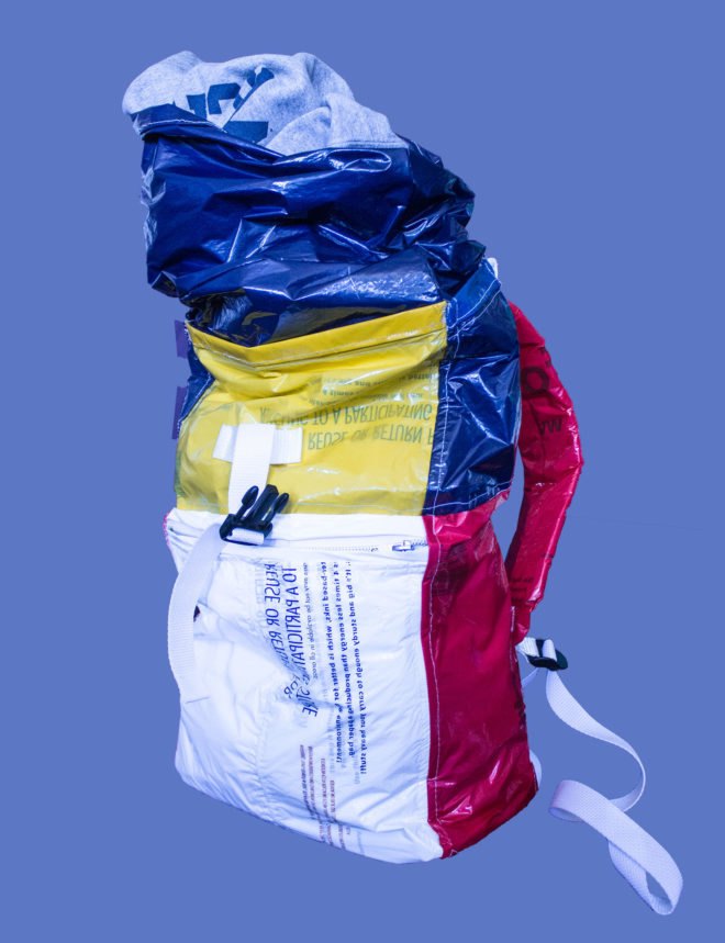 Trisha Cheeny, recycled plastic bags, upcycled plastic bags, recycled fashion, upcycled fashion, Maryland Institute College of Art, Pälemer, Open Works, Baltimore, UP/Start Venture Competition
