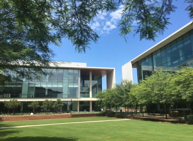 BioMed Realty i3 campus, BioMed Realty i3 campus San Diego, BioMed Realty i3 campus by Perkins+Will, San Diego Biotech hub, LEED research corporate campus, corporate research campus innovative design, LEED Platinum biotech hub, stormwater management corporate campus