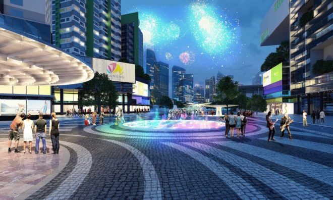 Da Nang City Center Square by HUNI Architectes, Da Nang City Center Square, Da Nang public space, Da Nang plaza, Da Nang masterplan modern, SUDS design, sustainable urban drainage systems Vietnam, sustainable urban drainage systems architecture, lotus-inspired architecture, lotus-inspired landscape, Da Nang landscape architecture