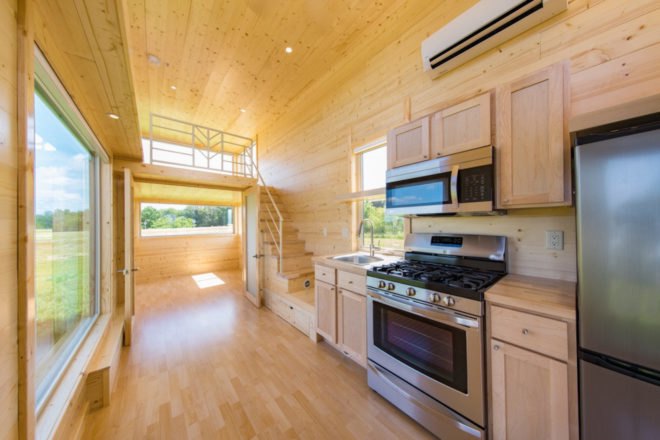 Escape RV, Escape tiny home, Escape ONE XL, luxury tiny home, mobile charred timber tiny home, timber handcrafted rv, off-grid tiny home, tiny home for eight people,