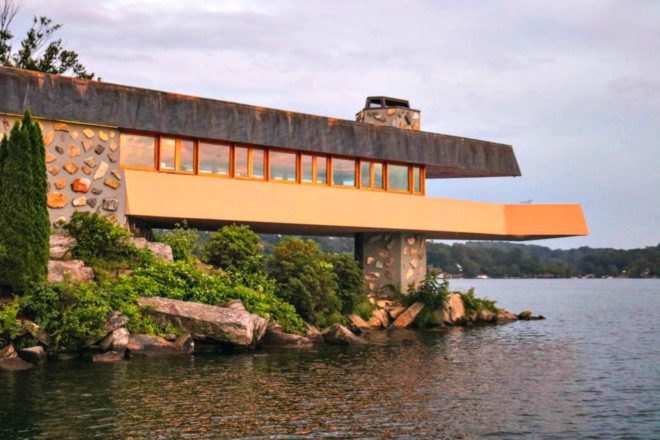 Frank Lloyd Wright, Petra Island, New York, architecture, Joe Massaro, Chilton & Chadwick