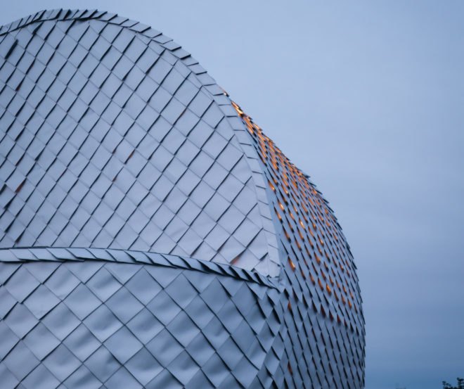 H-VAC by PUP Architects, H-VAC Antepavilion, Antepavilion 2017, H-VAC dwelling, Tetra-Pak shingles, recycled Tetra-Pak, periscope pavilion, rooftop architecture London, London housing crisis solutions, Antepavilion competition, pop-up H-VAC, guerrilla habitation,