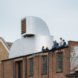 H-VAC by PUP Architects, H-VAC Antepavilion, Antepavilion 2017, H-VAC dwelling, Tetra-Pak shingles, recycled Tetra-Pak, periscope pavilion, rooftop architecture London, London housing crisis solutions, Antepavilion competition, pop-up H-VAC, guerrilla habitation,