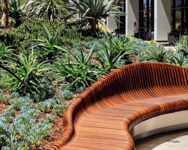 Healing Gardens Cedars-Sinai Medical Center, Healing Gardens Cedars-Sinai Medical Center by AHBE Landscape Architects, Healing Gardens Los Angeles, concrete to garden transformation, Ball Nogues Studio sculpture, hospital healing gardens, patient healing garden, health and wellness garden design