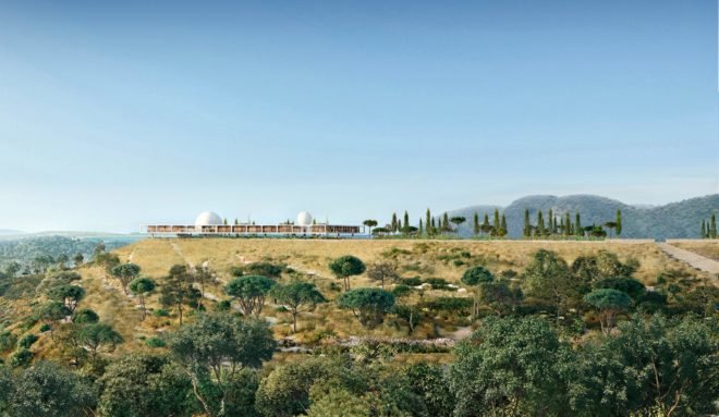 Herzog & de Meuron, berggruen institute, los angeles architecture, monastic architecture, nature-inspired architecture, california architecture, herzog and de meuron architecture california, institute architecture, landscape architecture, native landscape architecture
