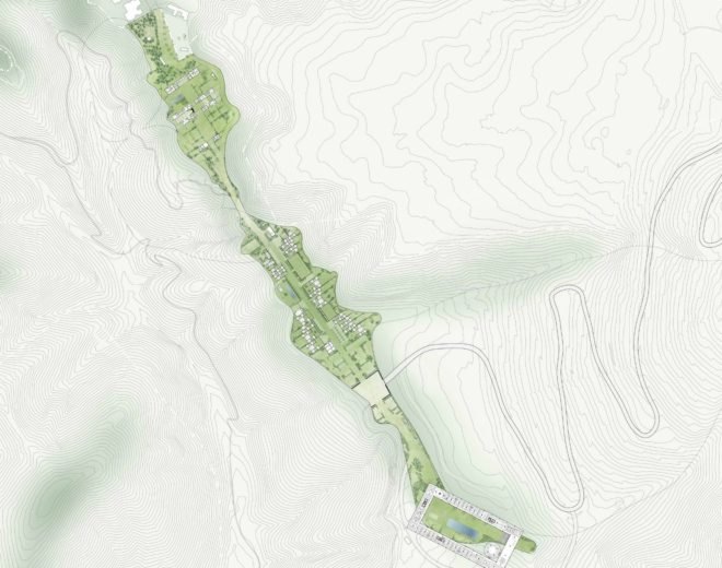 Herzog & de Meuron, berggruen institute, los angeles architecture, monastic architecture, nature-inspired architecture, california architecture, herzog and de meuron architecture california, institute architecture, landscape architecture, native landscape architecture