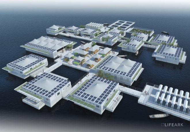 LifeArk by Charles Wee, LifeArk, LifeArk prefab architecture, LifeArk architecture, LifeArk Fuller Challenge, LifeArk BFI award, LifeArk homeless housing, LifeArk floating architecture