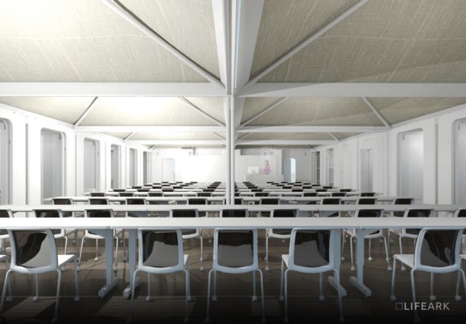 LifeArk by Charles Wee, LifeArk, LifeArk prefab architecture, LifeArk architecture, LifeArk Fuller Challenge, LifeArk BFI award, LifeArk homeless housing, LifeArk floating architecture