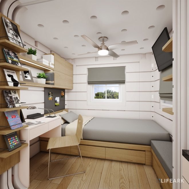 LifeArk by Charles Wee, LifeArk, LifeArk prefab architecture, LifeArk architecture, LifeArk Fuller Challenge, LifeArk BFI award, LifeArk homeless housing, LifeArk floating architecture