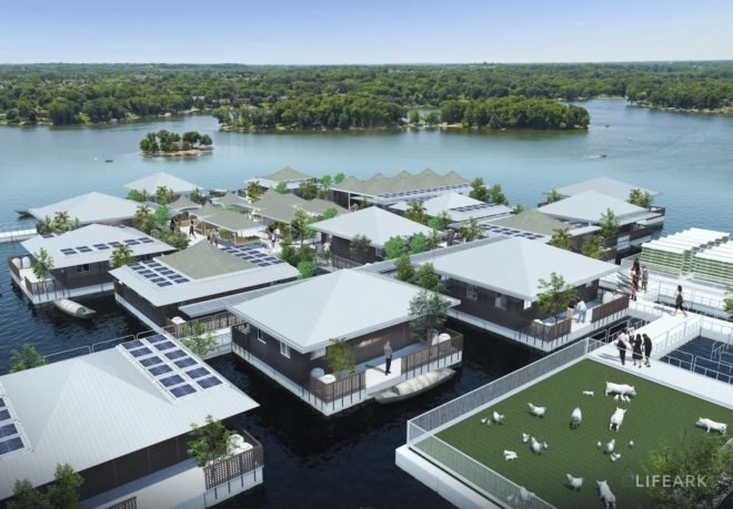 LifeArk by Charles Wee, LifeArk, LifeArk prefab architecture, LifeArk architecture, LifeArk Fuller Challenge, LifeArk BFI award, LifeArk homeless housing, LifeArk floating architecture